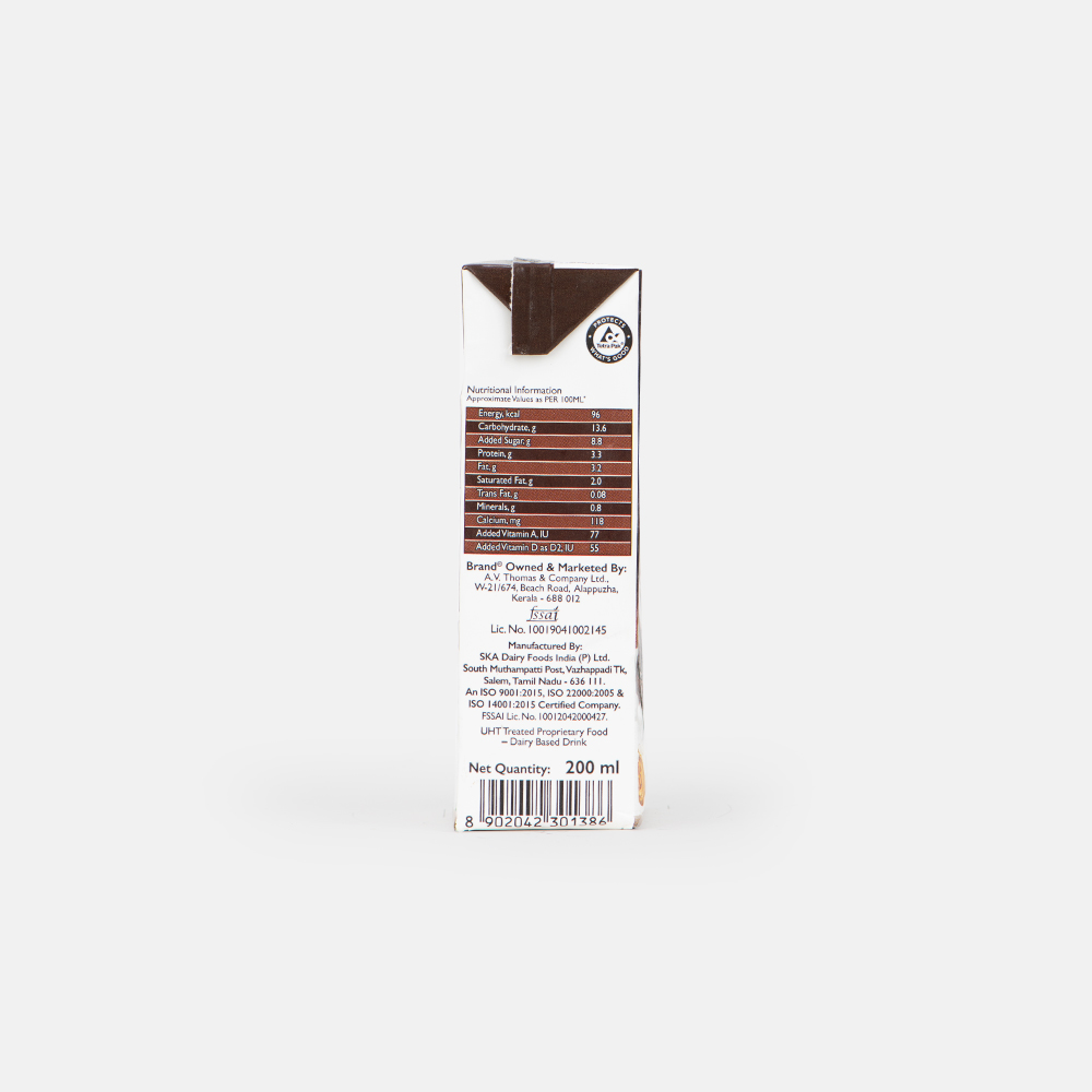 Nutritional Information of Dairy Sure Double Chocolate Milkshake 200ml Tetra Pack Nutritional Information of Dairy Sure Double Chocolate Milkshake 200ml Tetra Pack