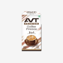 AVT 3 in 1 coffee premix 5 sachets carton for quick and delicious coffee