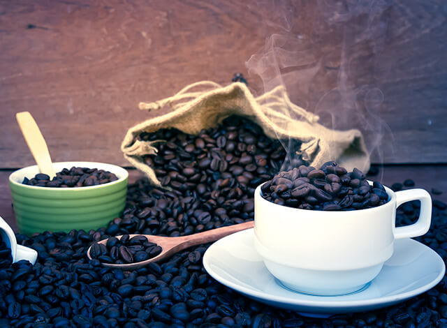 Roasted Kopi-luwak Coffee Beans